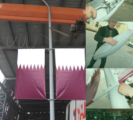 light pole ezdan-village-Qatar