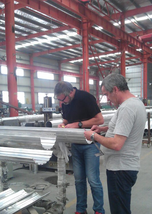 light pole for Lusail Development Primary Infrastructure Construction Package 1-1 Qatar